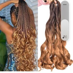 Ombre Brown Wavy Hair Extensions